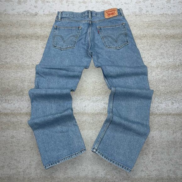 Levi's Other - Vintage Y2K Levis Jeans 505 32x32 Straight Fit Medium Wash Denim Red Tab